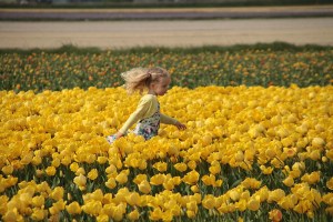 'Flower child' at Keukenhof