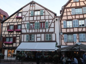 Cafe in the beautiful Colmar