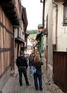 The streets of Riquewihr