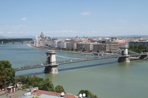 Budapest, the Széchenyi Chain Bridge